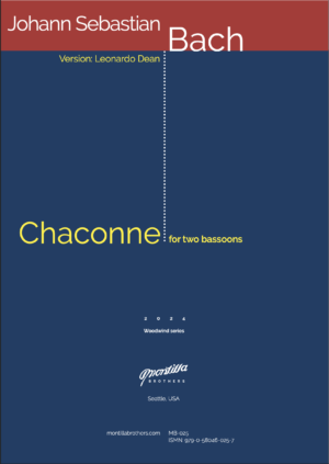 Chaconne-Johannes Sebastian Bach, Leonardo Dean Arr.