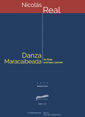 Danza Maracaibeada cover in colour. Score by Nicolas Real